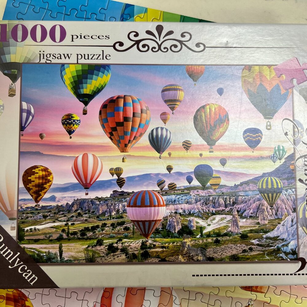 SALE! Beautiful Hot Air Balloon 1,000 Pc Puzzle